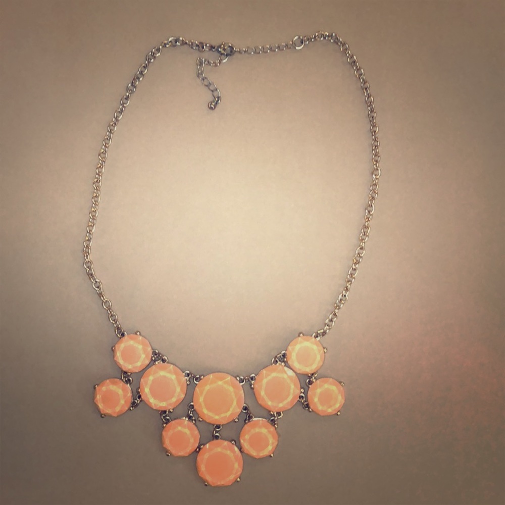 Layered Circle Statement Necklace